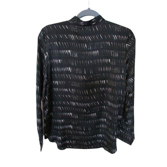 NWT Eileen Fisher Black and White Pullover Blouse - Picture 4 of 5